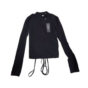 Black Long Sleeve Top
